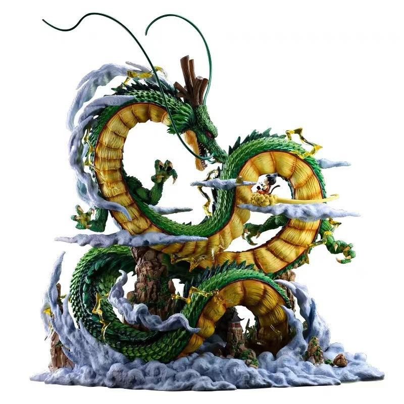 Premium Shenron Dragon Action Figure | Large Dragon Ball Inspired Collectible Statue | High-Detail Resin Model with LED-Style Aura | Anime Display Piece for Home & Office Décor | Gift for Anime Fans